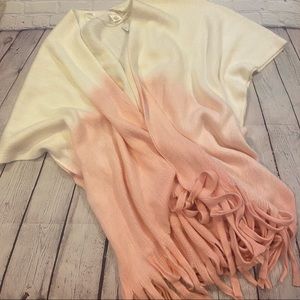 Ombré Cardigan with Fringe